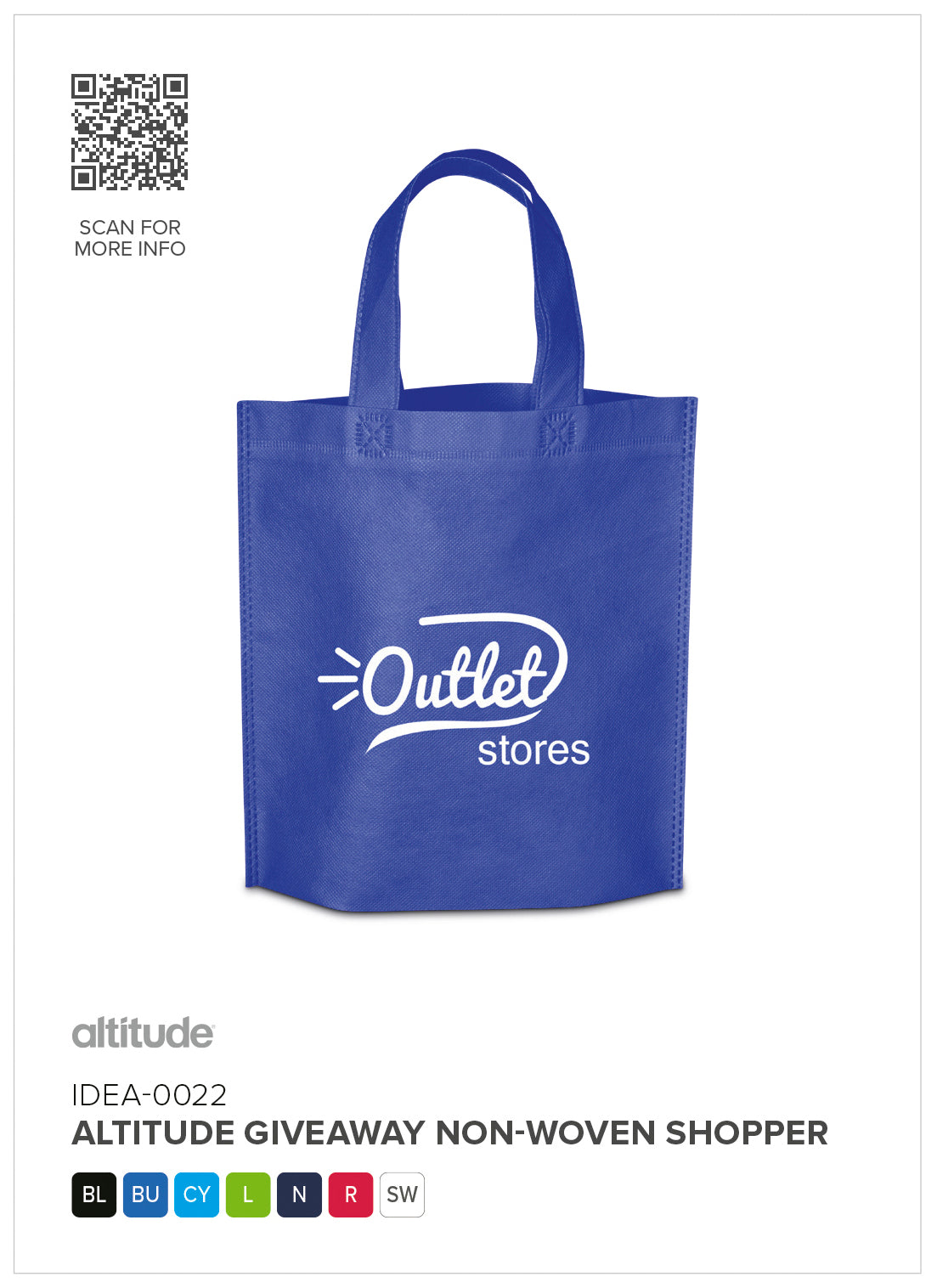 Altitude Giveaway Non-Woven Shopper