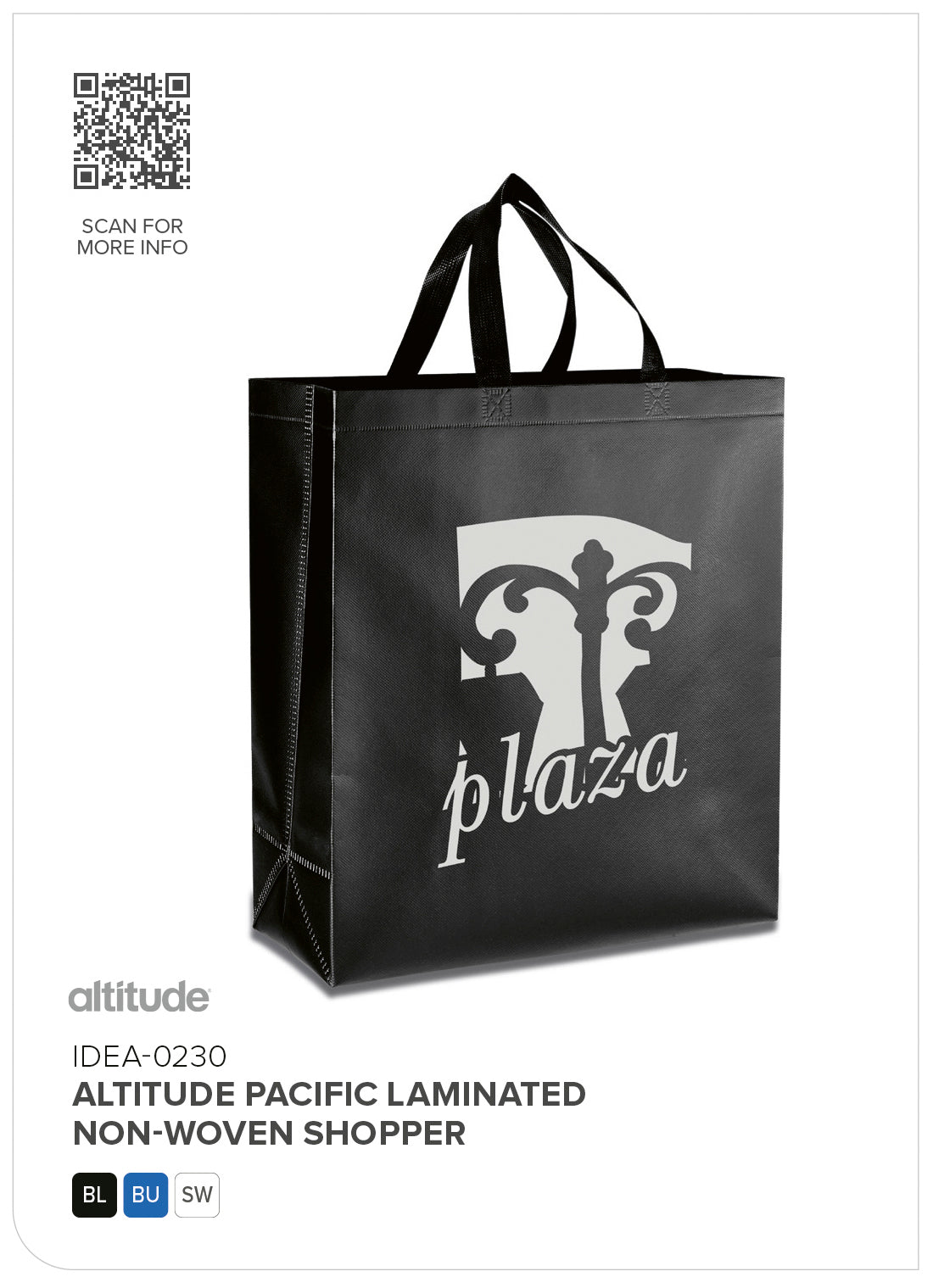 Altitude Pacific Laminated Non-Woven Shopper