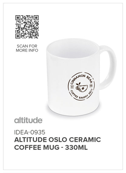 Altitude Oslo Ceramic Coffee Mug - 330ml