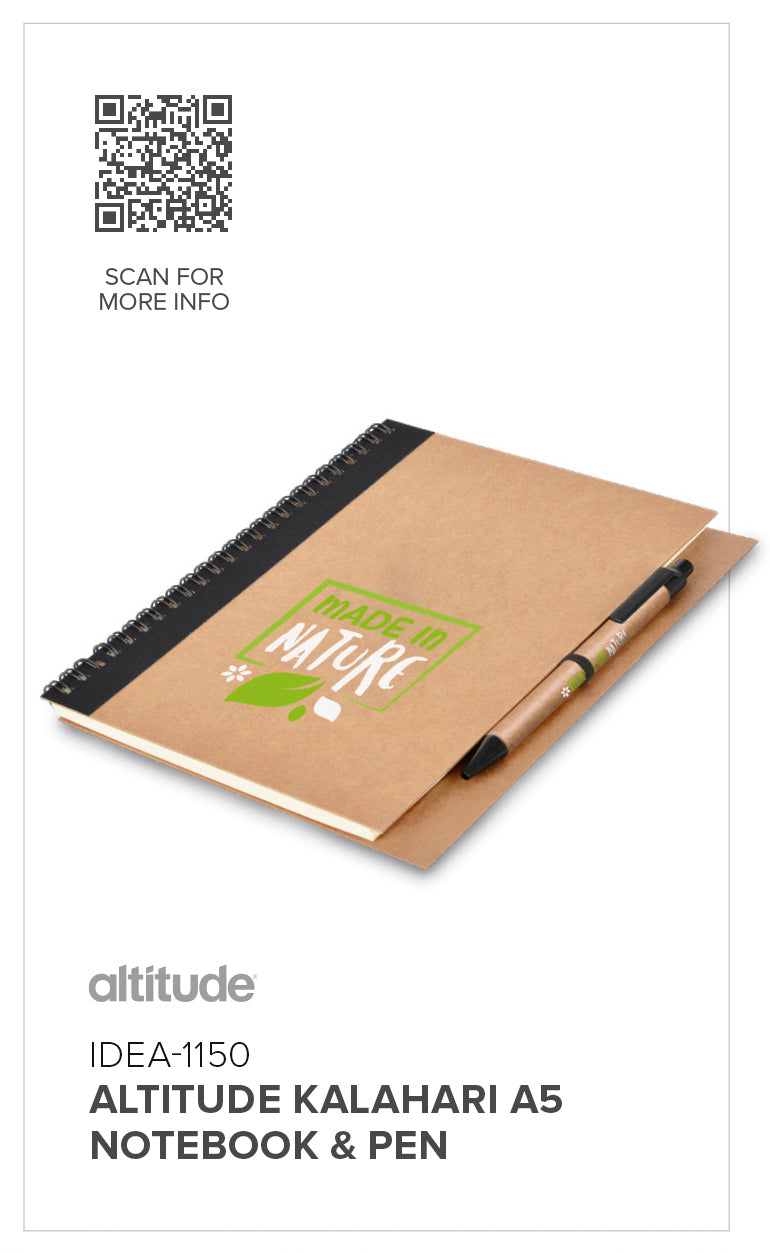 Altitude Kalahari A5 Notebook & Pen