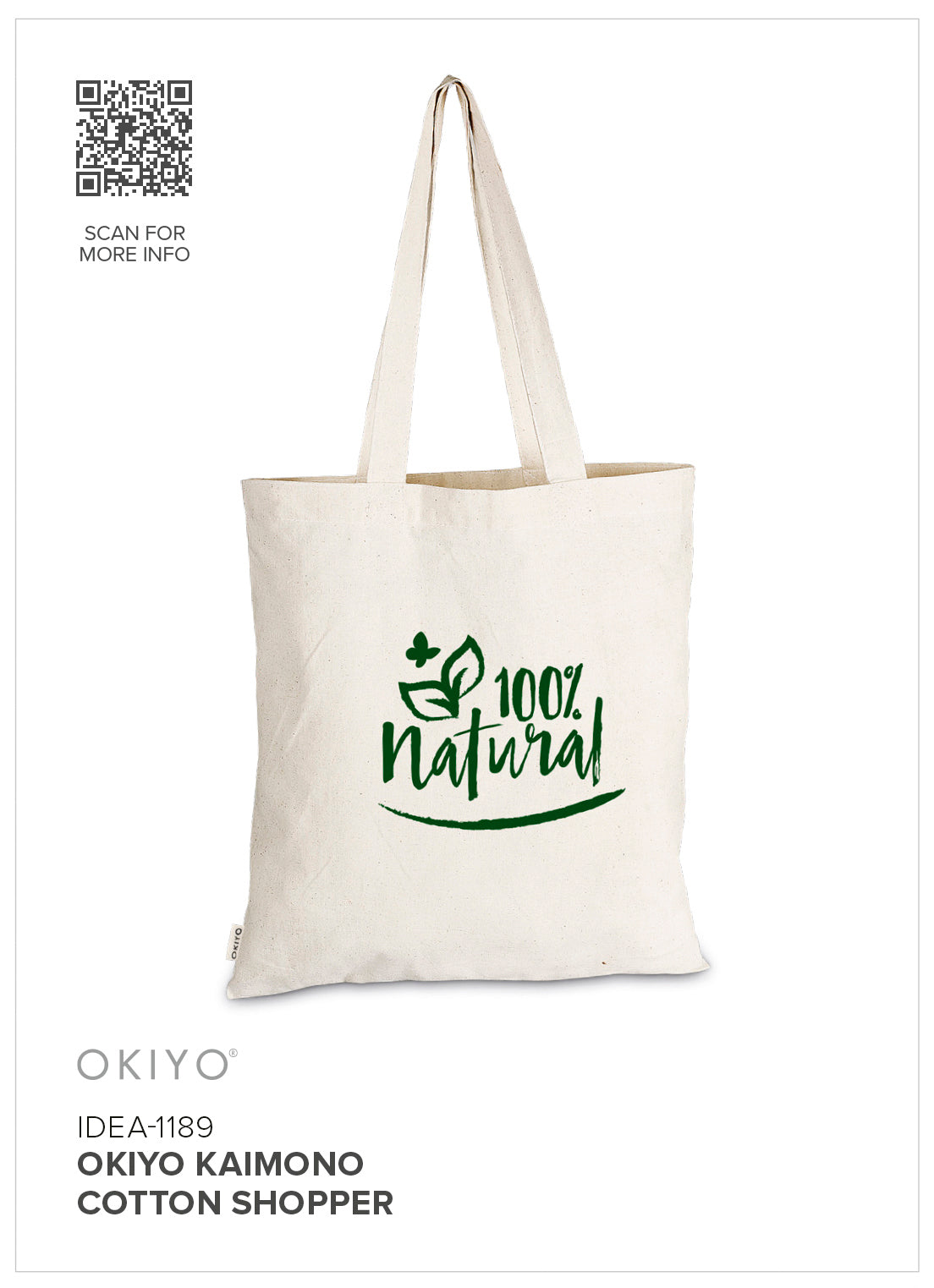 Okiyo Kaimono Cotton Shopper