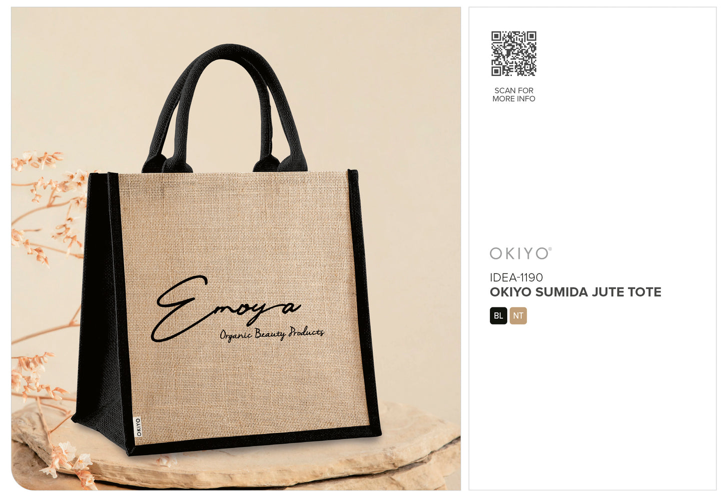 Okiyo Sumida Jute Tote