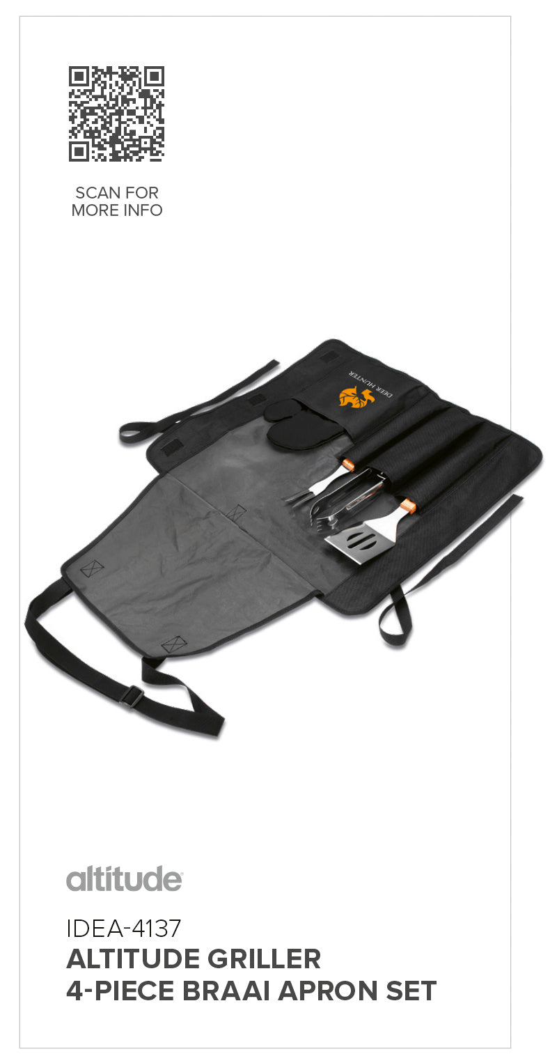 Altitude Griller 4-Piece Braai Apron Set