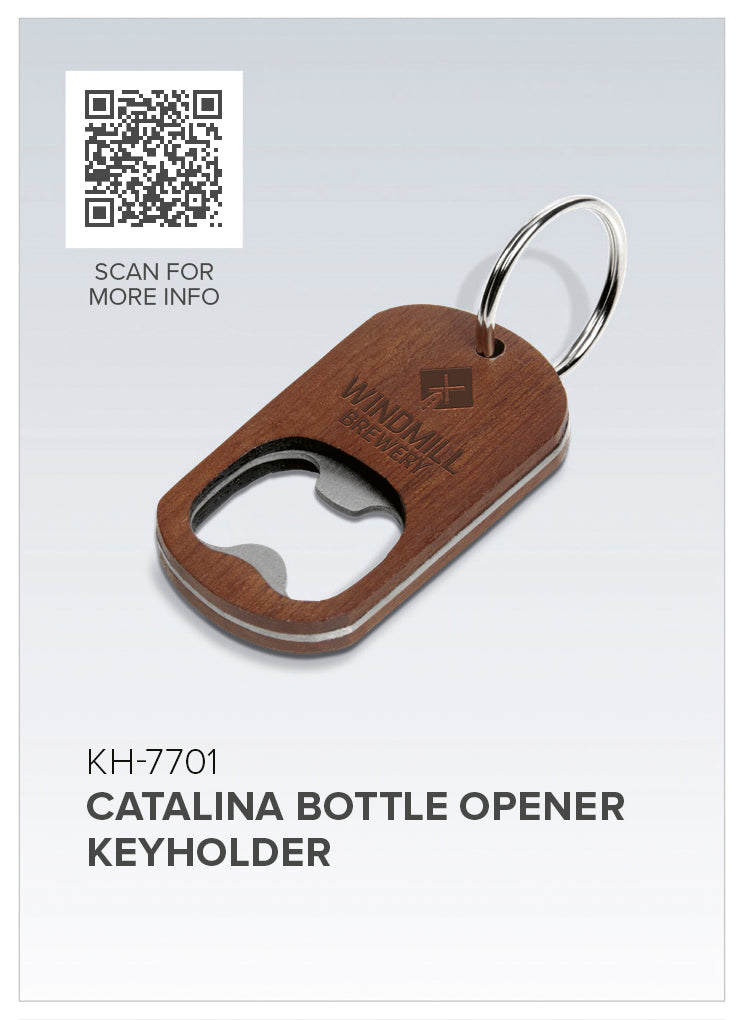 Catalina Bottle Opener Keyholder - Brown