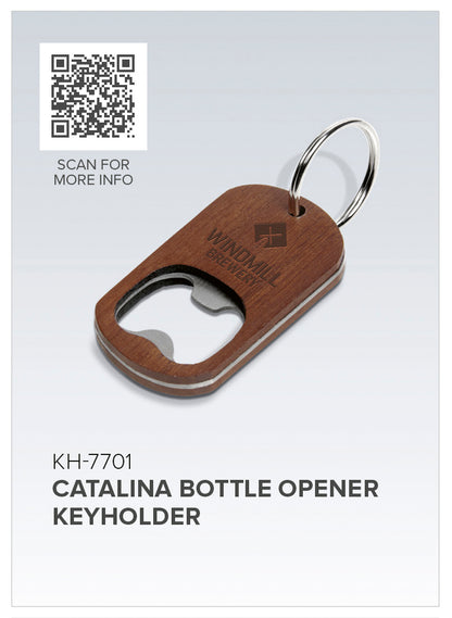 Catalina Bottle Opener Keyholder - Brown