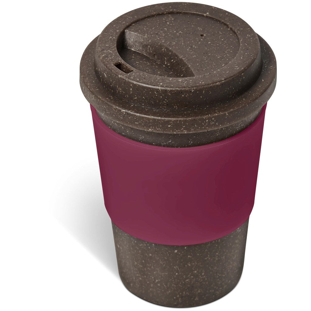 Kooshty Brown Bean Plastic Double-Wall Tumbler – 400ml
