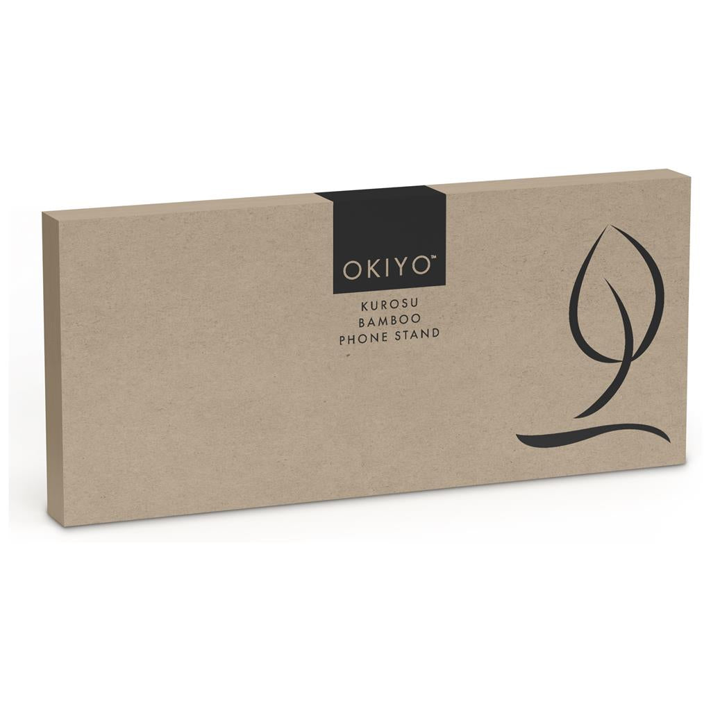 Okiyo Kurosu Bamboo Phone Stand