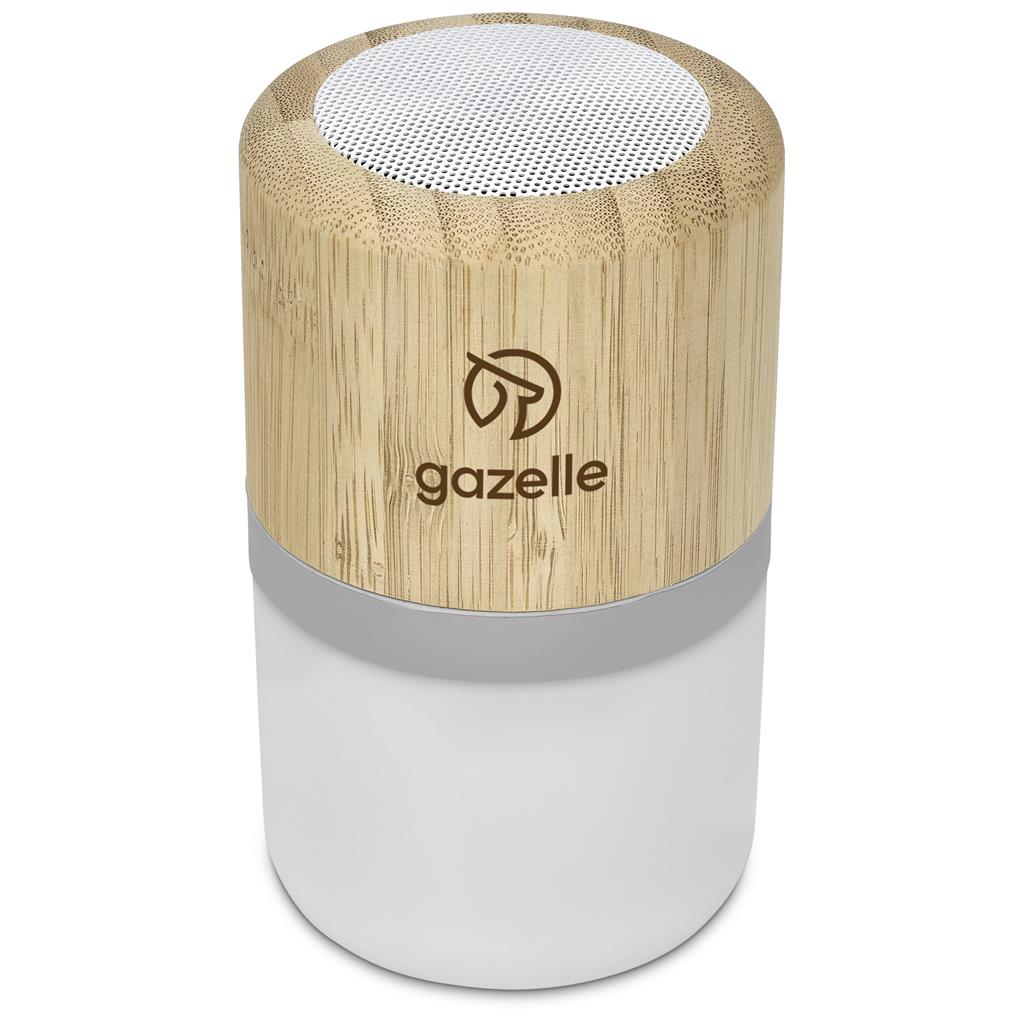 Okiyo Heiwa Bamboo Bluetooth Speaker & Night Light