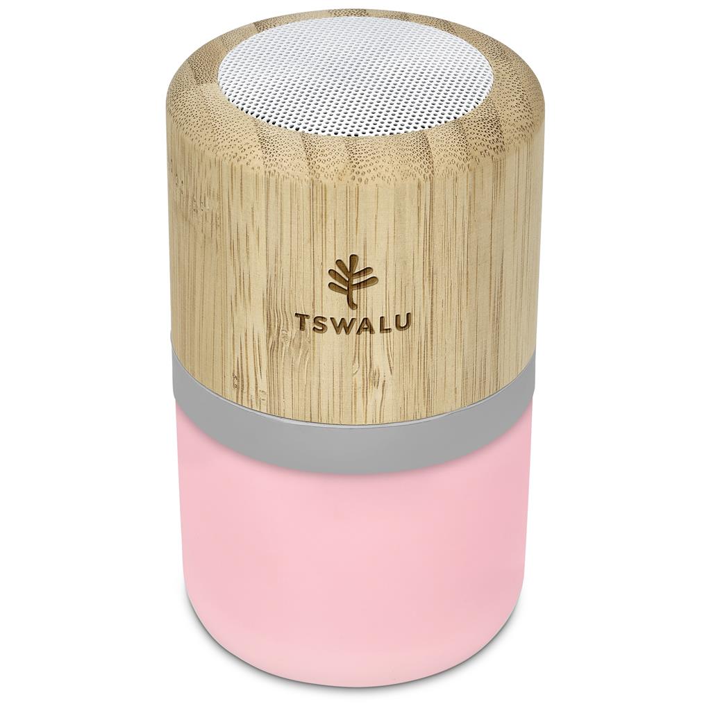 Okiyo Heiwa Bamboo Bluetooth Speaker & Night Light