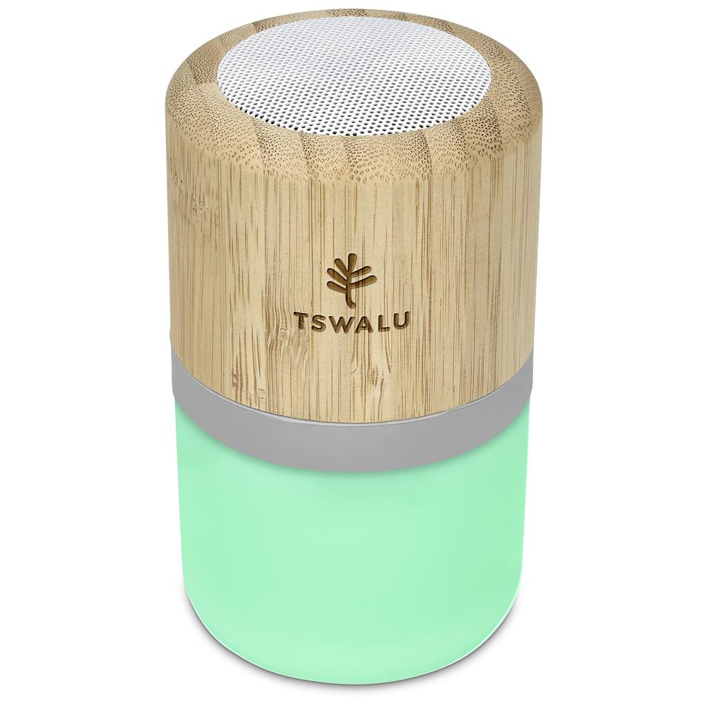 Okiyo Heiwa Bamboo Bluetooth Speaker & Night Light