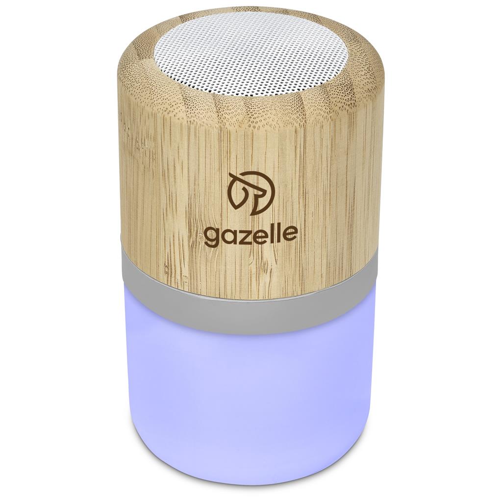 Okiyo Heiwa Bamboo Bluetooth Speaker & Night Light