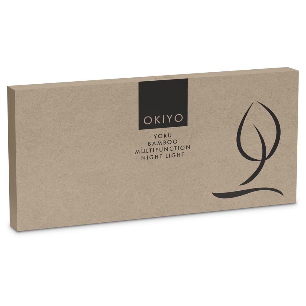 Okiyo Yoru Bamboo Multifunction Night Light