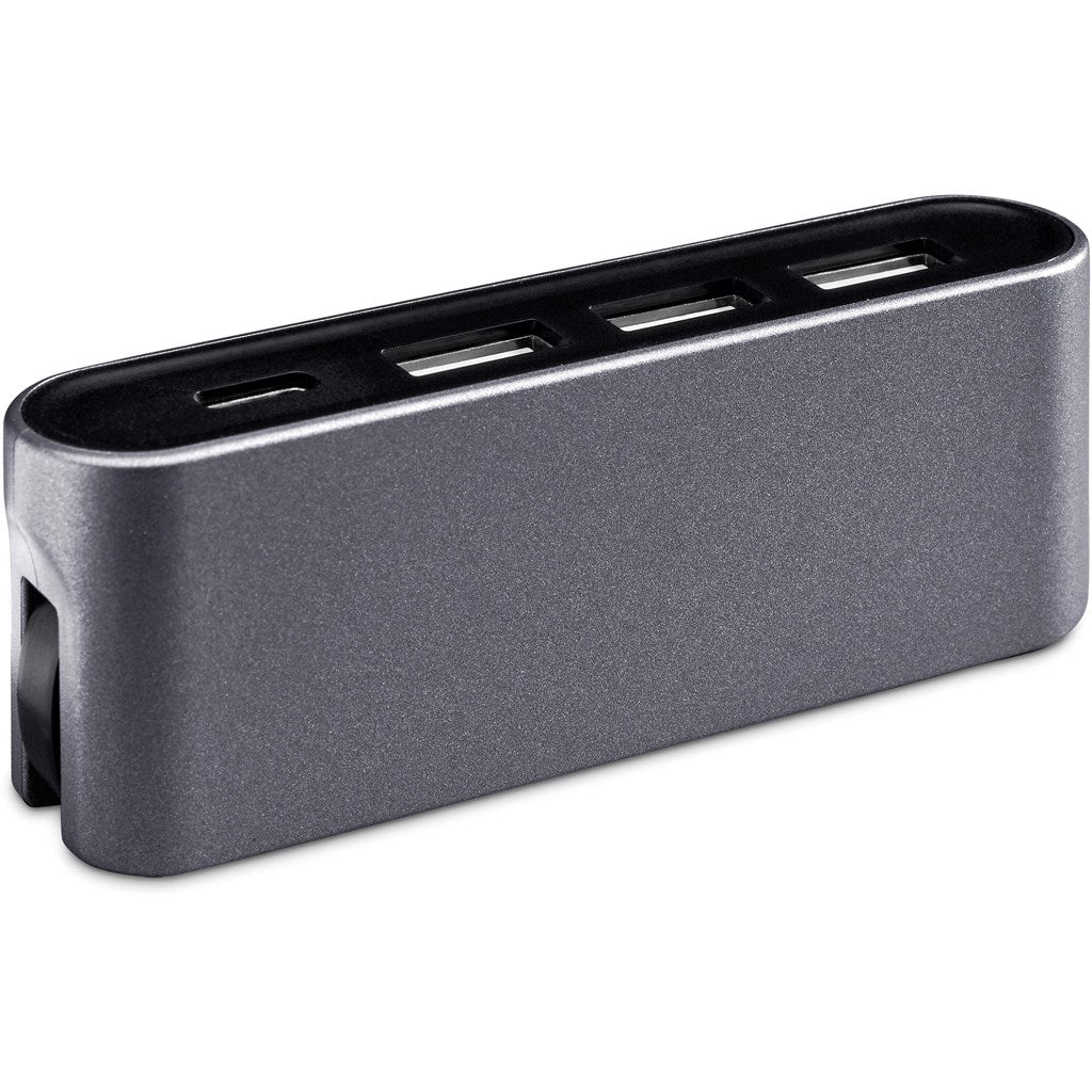 Swiss Cougar Dubai USB Hub - Gun Metal