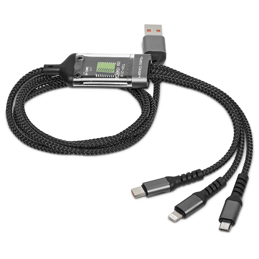 Swiss Cougar Wichita 3-in-1 Fast Charge Cable