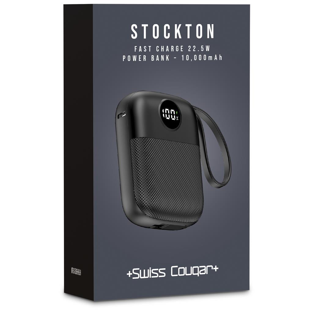 Swiss Cougar Stockton Fast Charge 22.5W Power Bank - 10000mAh