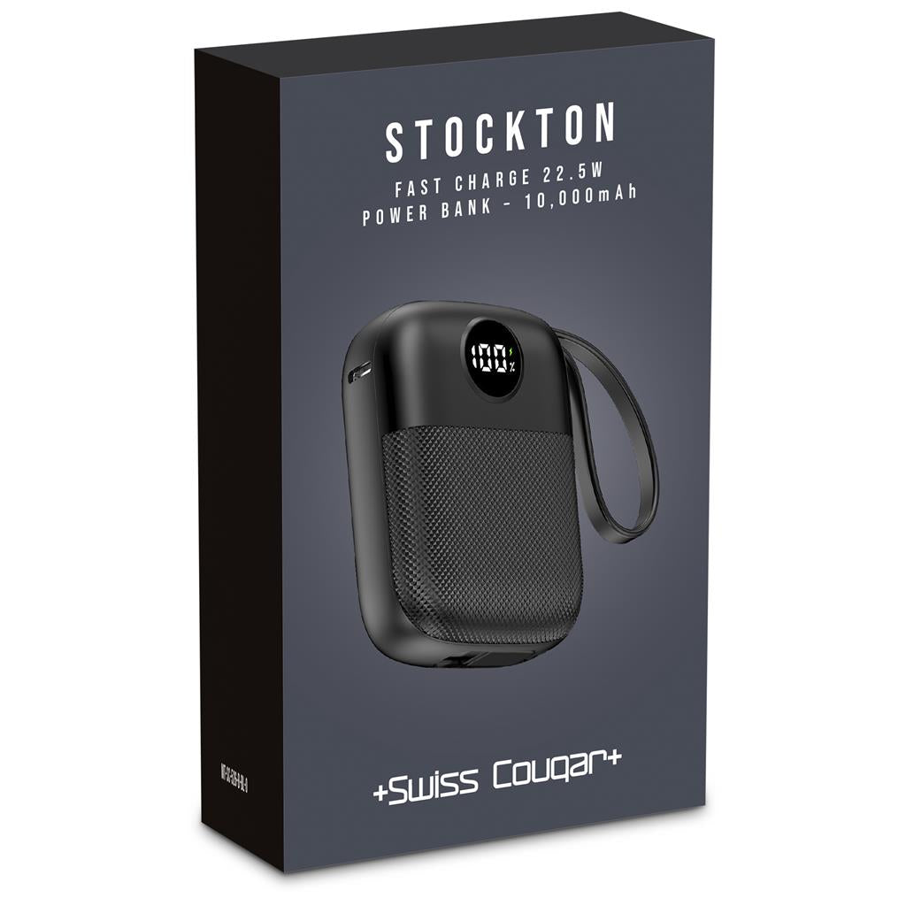 Swiss Cougar Stockton Fast Charge 22.5W Power Bank - 10000mAh