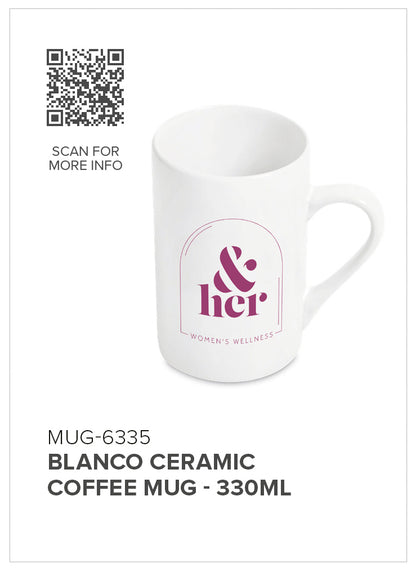 Blanco Ceramic Coffee Mug - 330ml