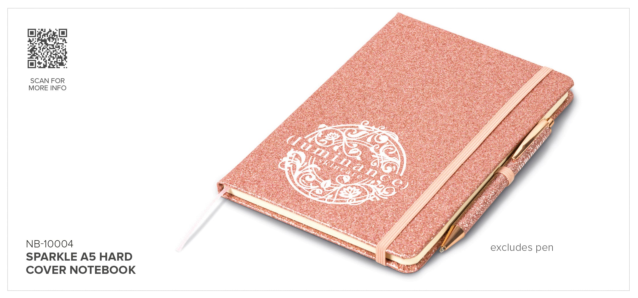 Sparkle A5 Hard Cover Notebook