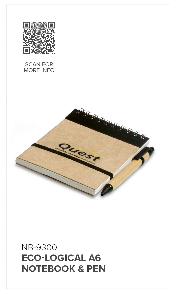 Eco-Logical A6 Notebook & Pen