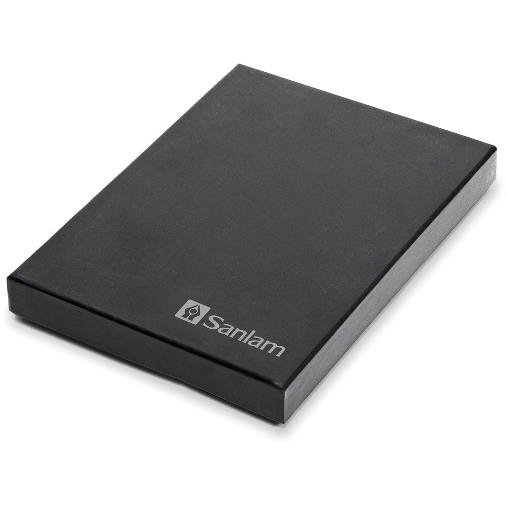 Tribeca Midi Hard Cover Notebook - Black