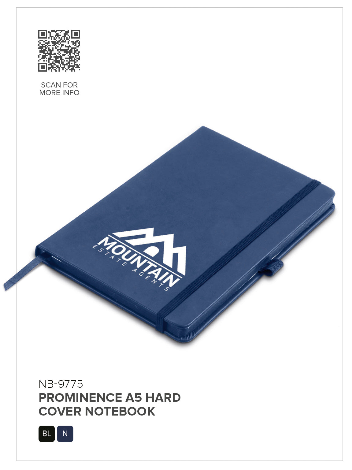 Prominence A5 Hard Cover Notebook