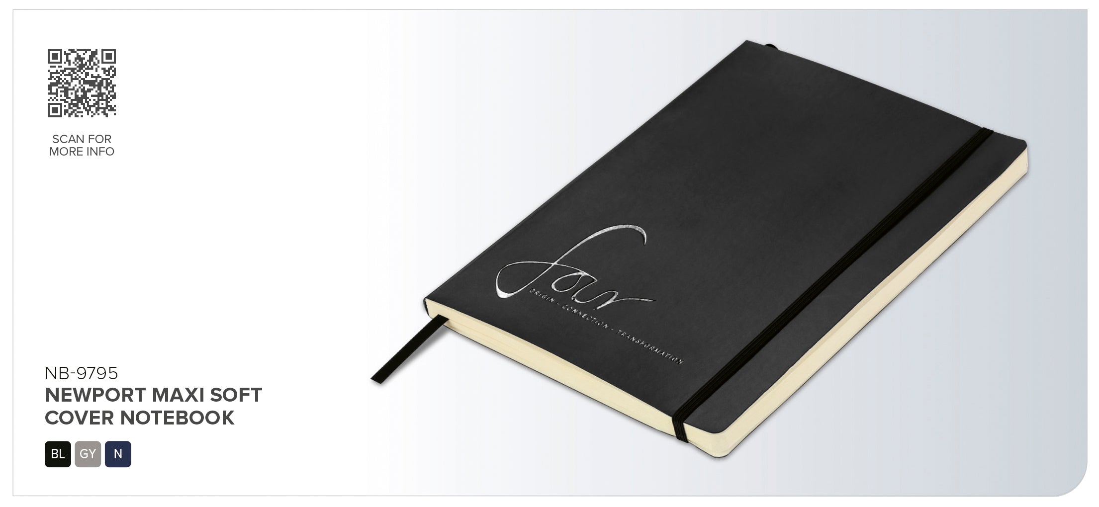 Newport Maxi Soft Cover Notebook