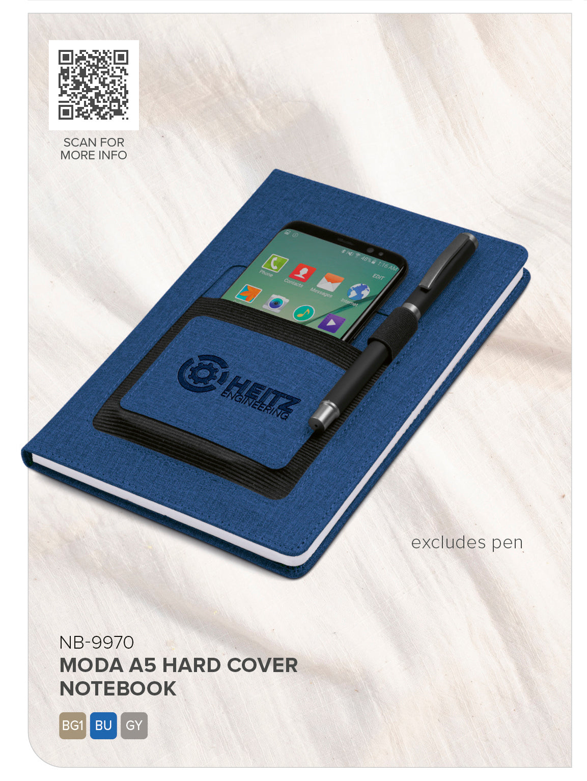 Moda A5 Hard Cover Notebook