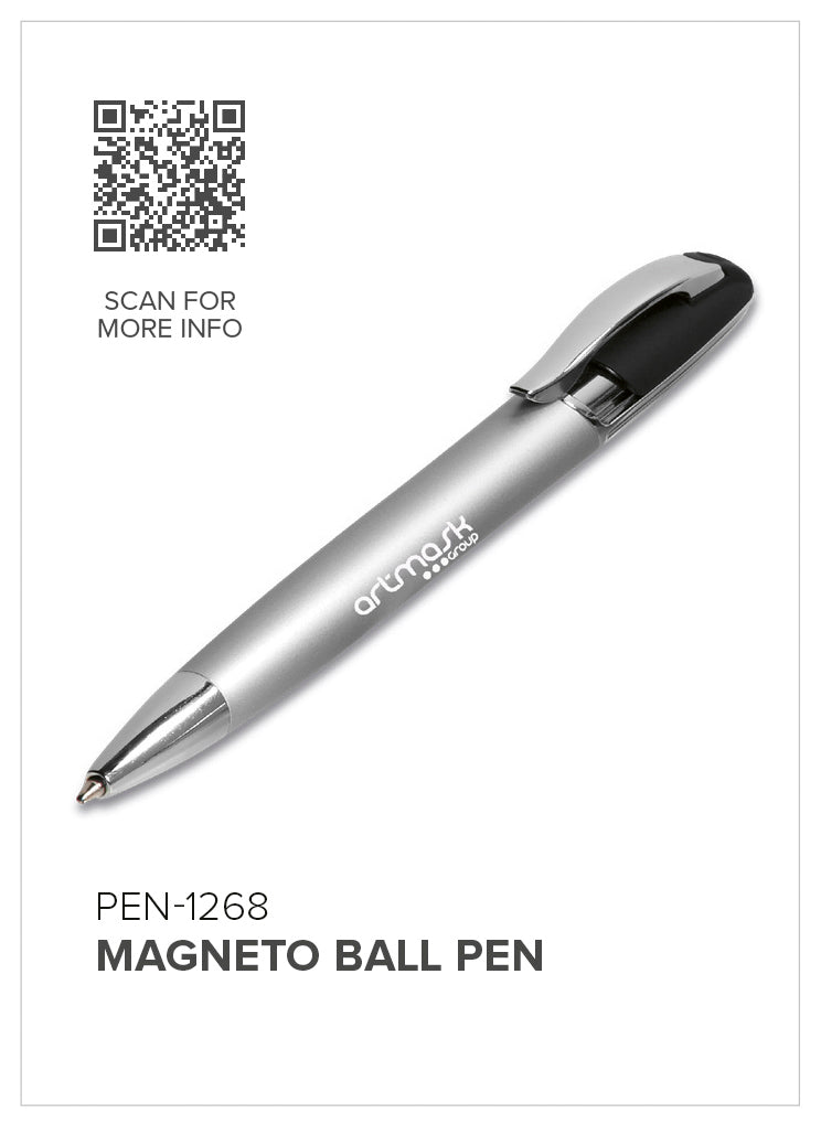 Magneto Ball Pen - Silver