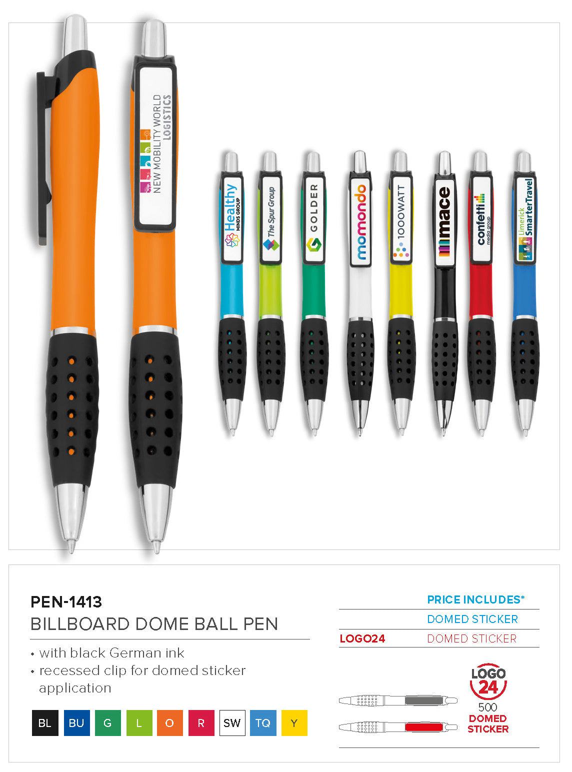 Billboard Dome Ball Pen