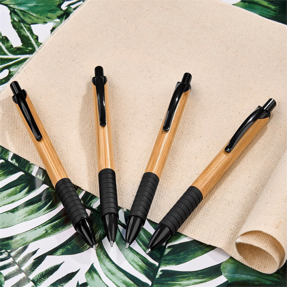 Okiyo Sora Bamboo Ball Pen - Black