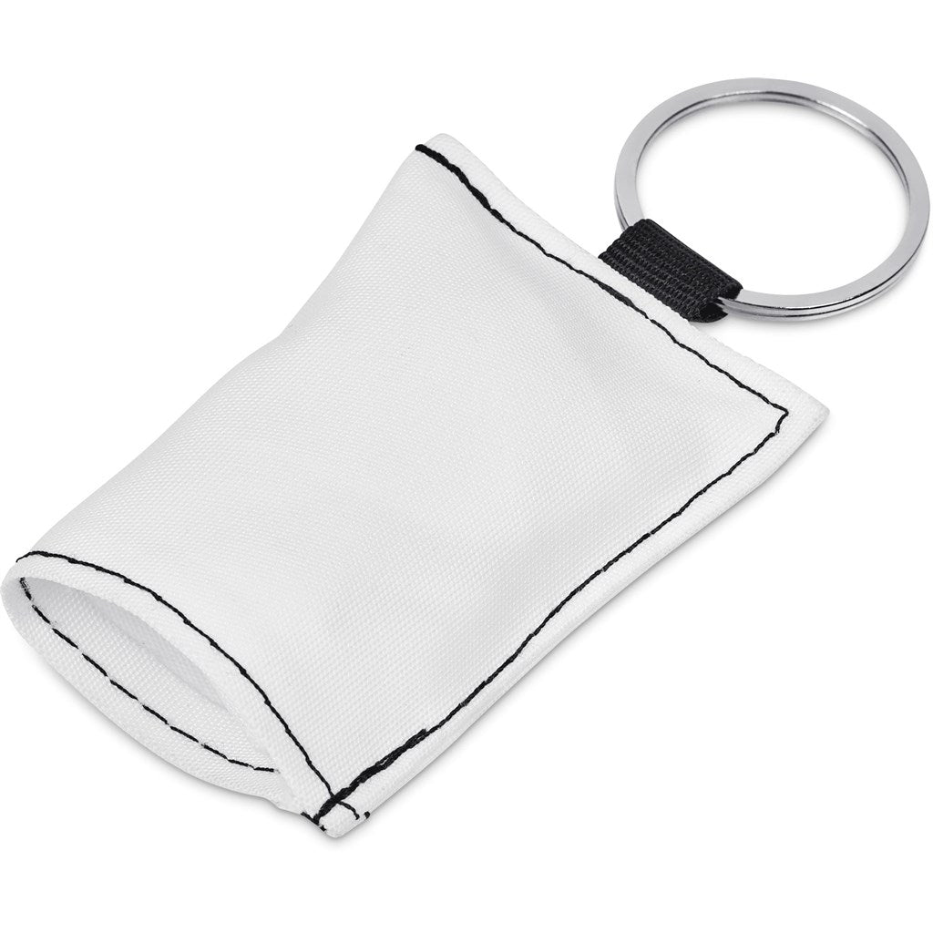 Hoppla Aquila Polyester Keyring Pouch with Cleaning Cloth
