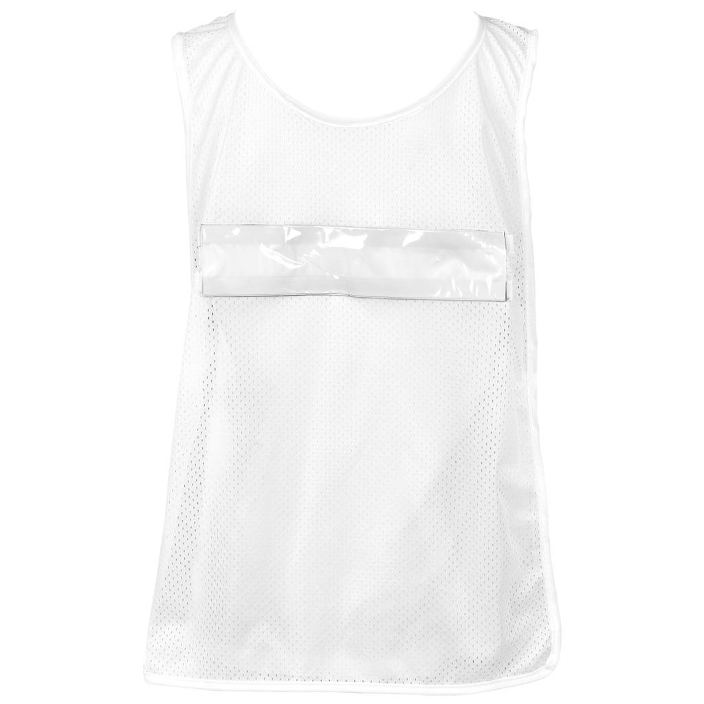 Hoppla Jackal Caddy Bib with PVC Name Sleeve-White