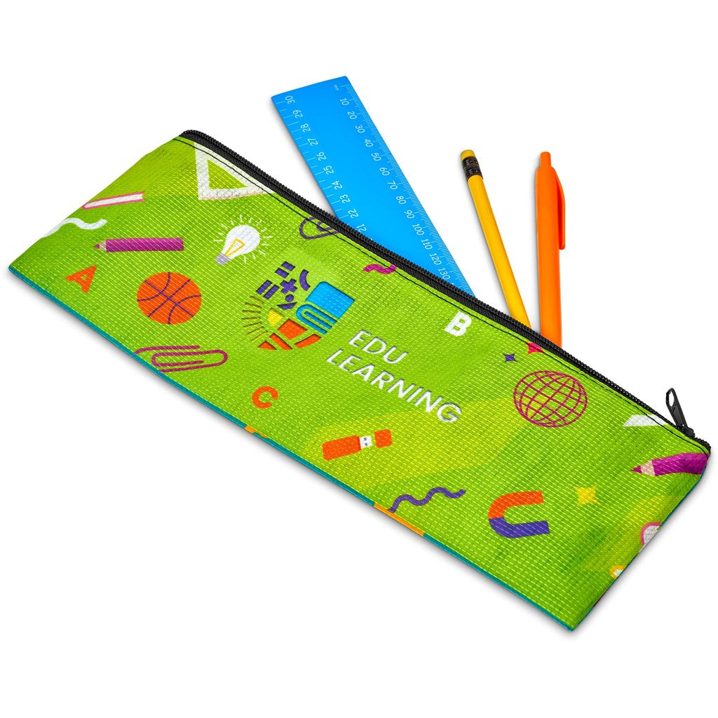 Pre-Printed Sample Hoppla Parker RPET Stitch-Bond Pencil Case