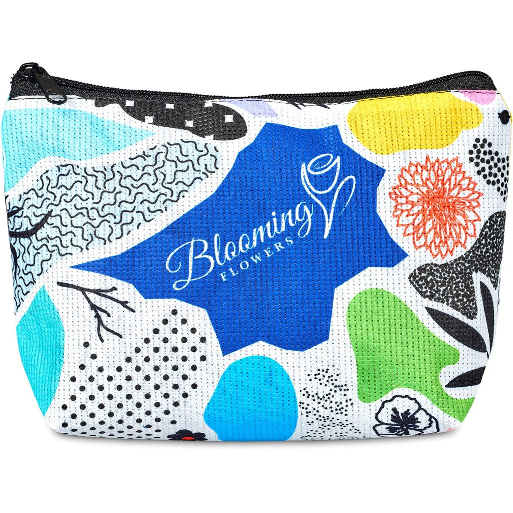 Pre-Printed Sample Hoppla Leanne RPET Stitch-Bond Midi Toiletry Bag