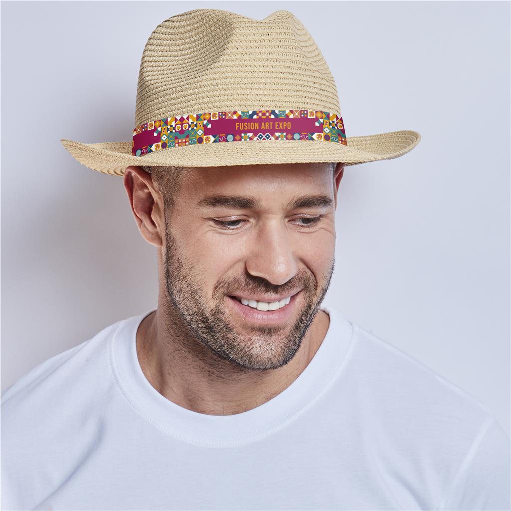 Pre-Printed Sample Bruno Fedora Hat