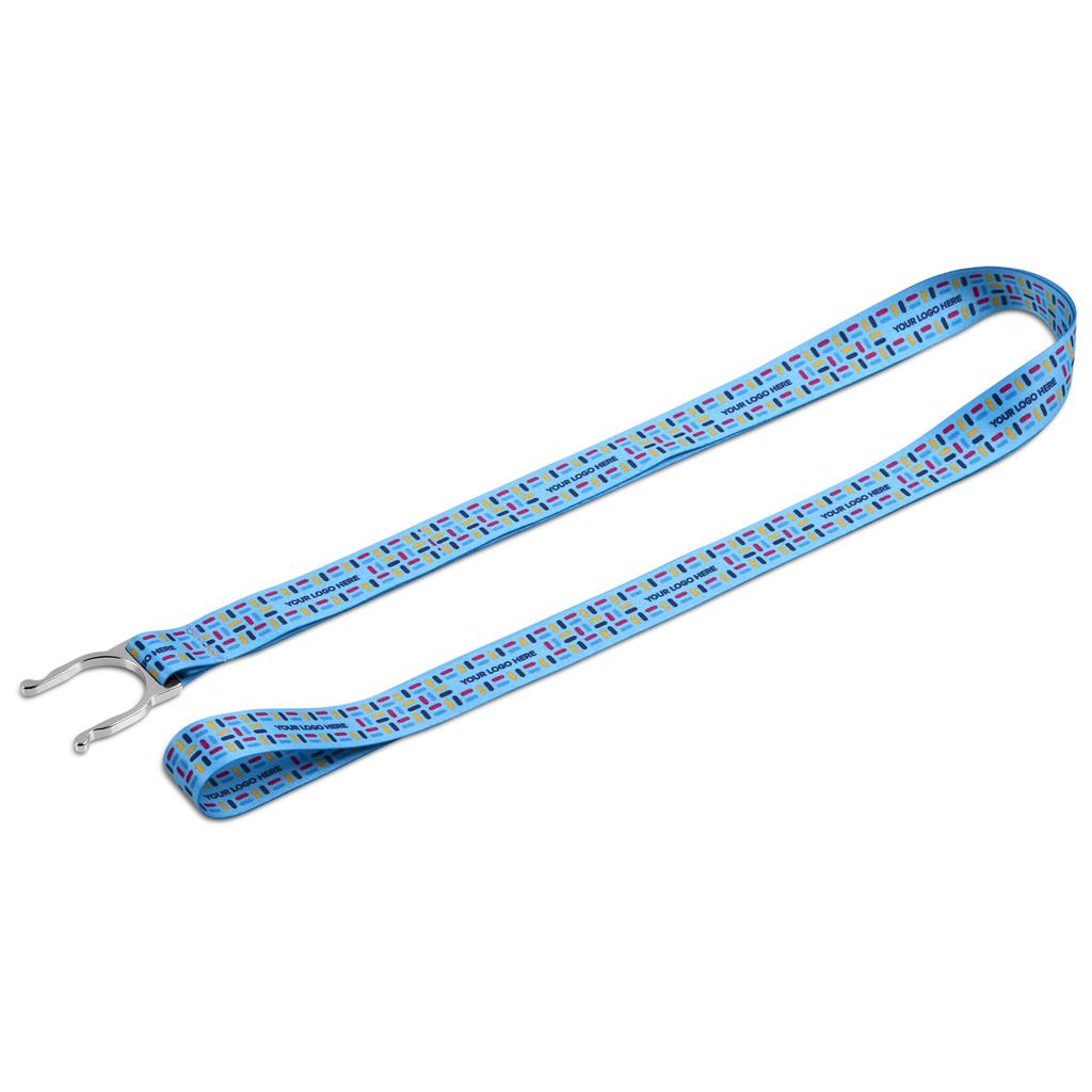 Altitude Aqua Double-Sided Crossbody Bottle Lanyard - Sample