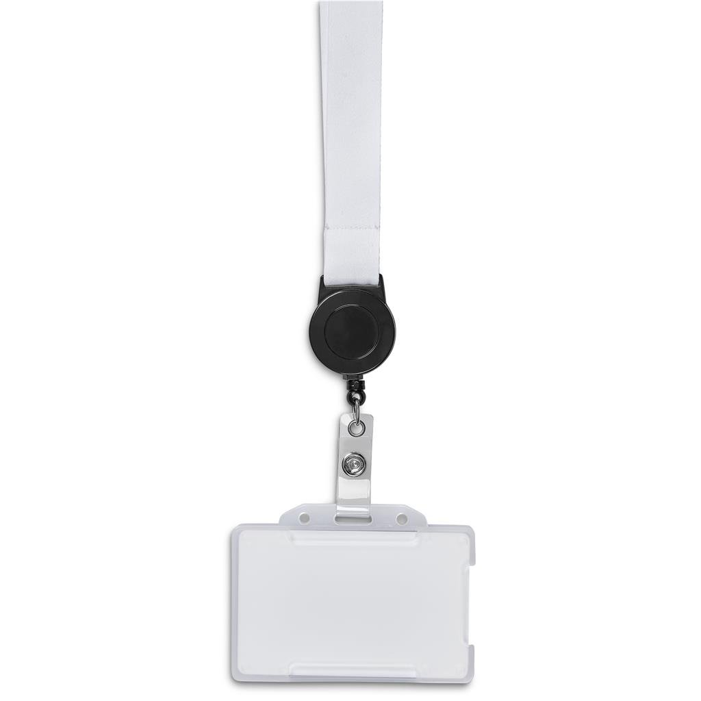 Altitude Sample Retractable Badge Reel Single-Sided Sublimation Satin Lanyard