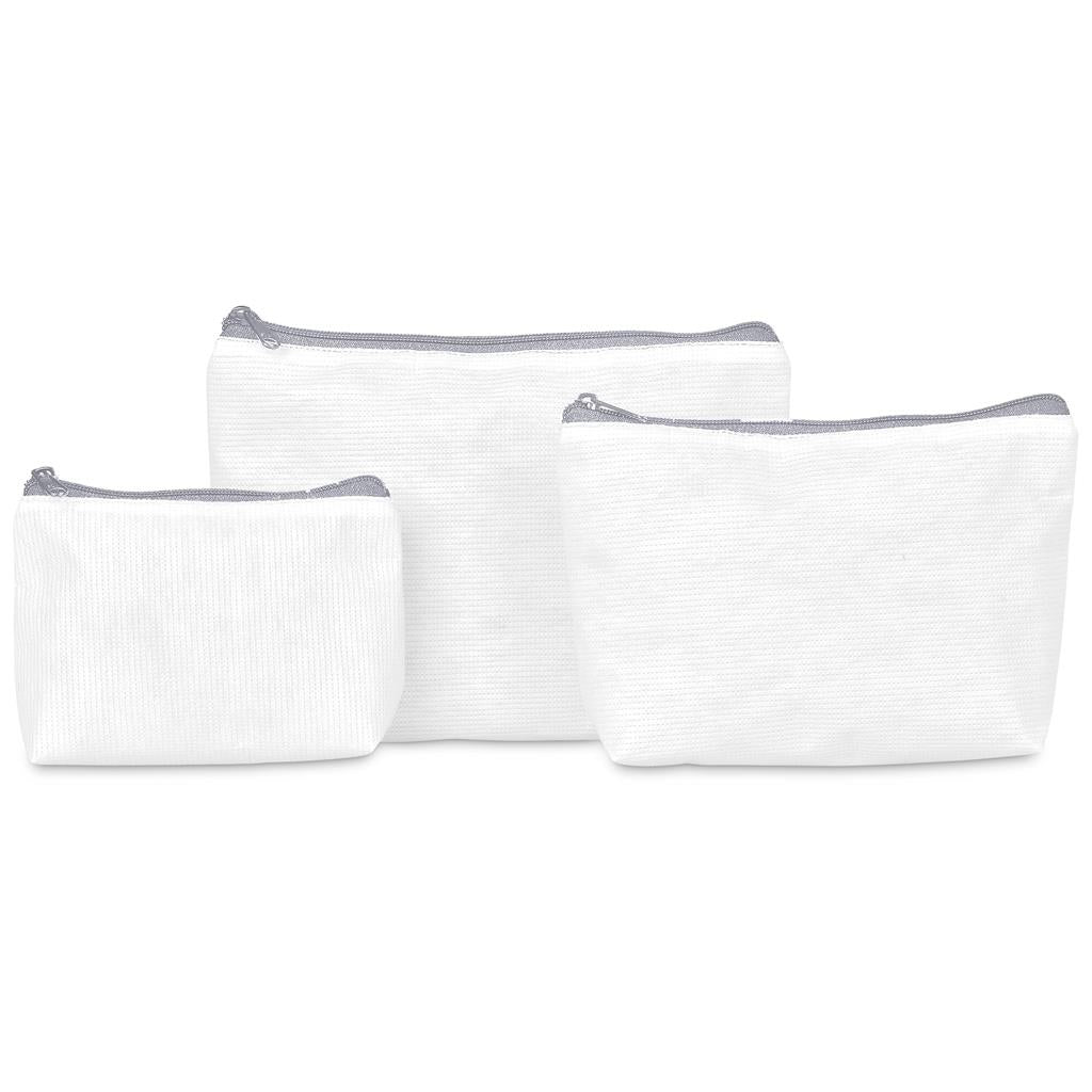 Pre-Production Sample Hoppla RPET Stitch-Bond Mini Toiletry Bag