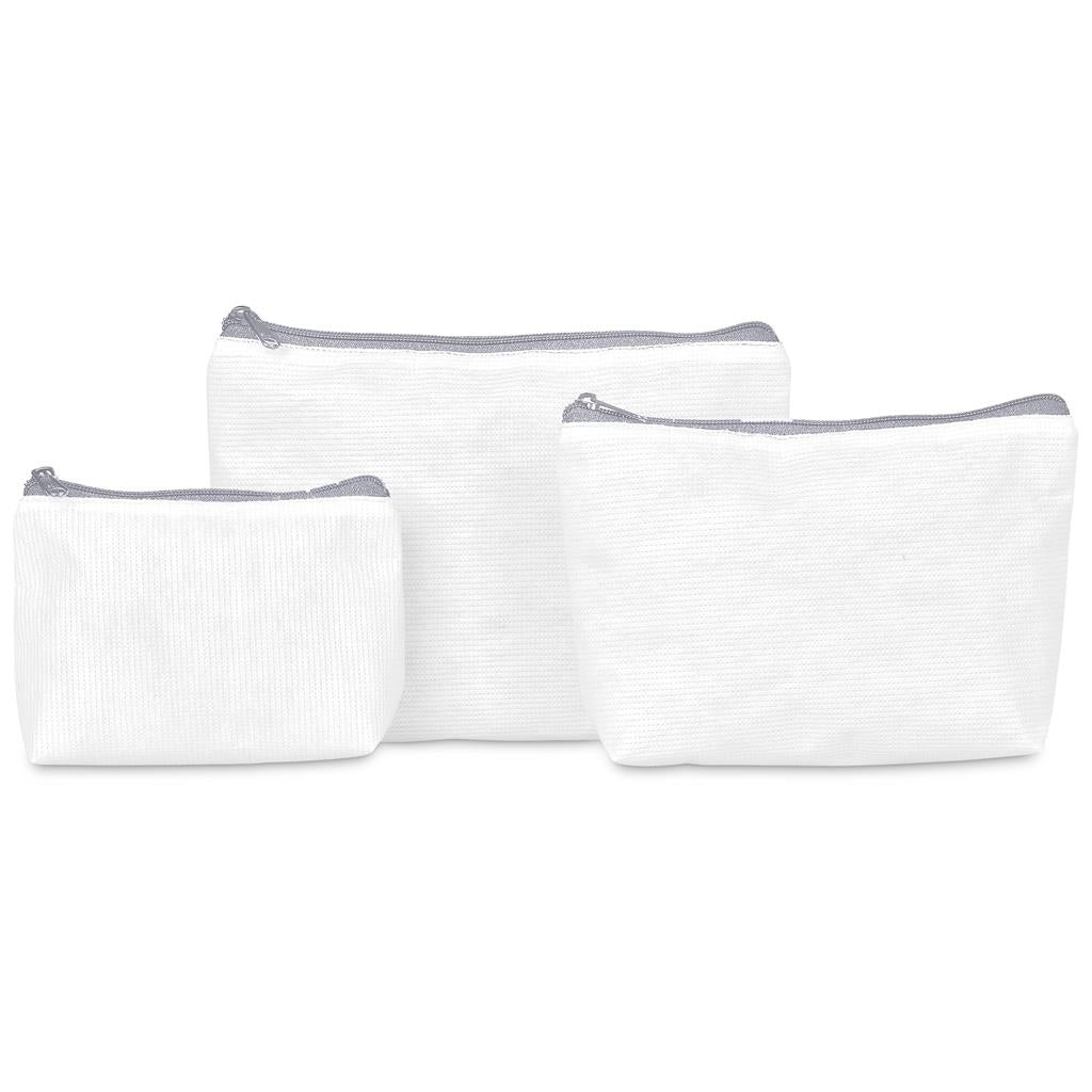 Pre-Production Sample Hoppla Leanne RPET Stitch-Bond Midi Toiletry Bag