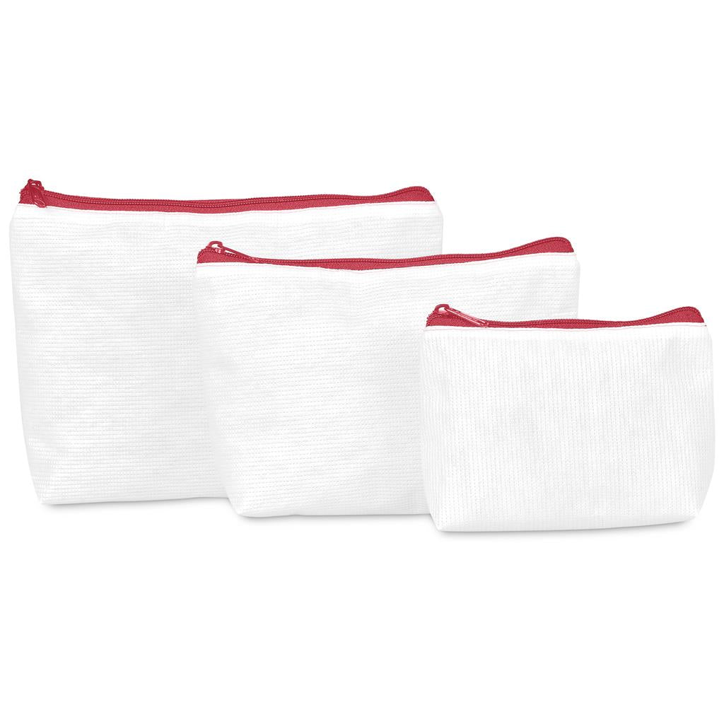 Pre-Production Sample Hoppla Leanne RPET Stitch-Bond Midi Toiletry Bag