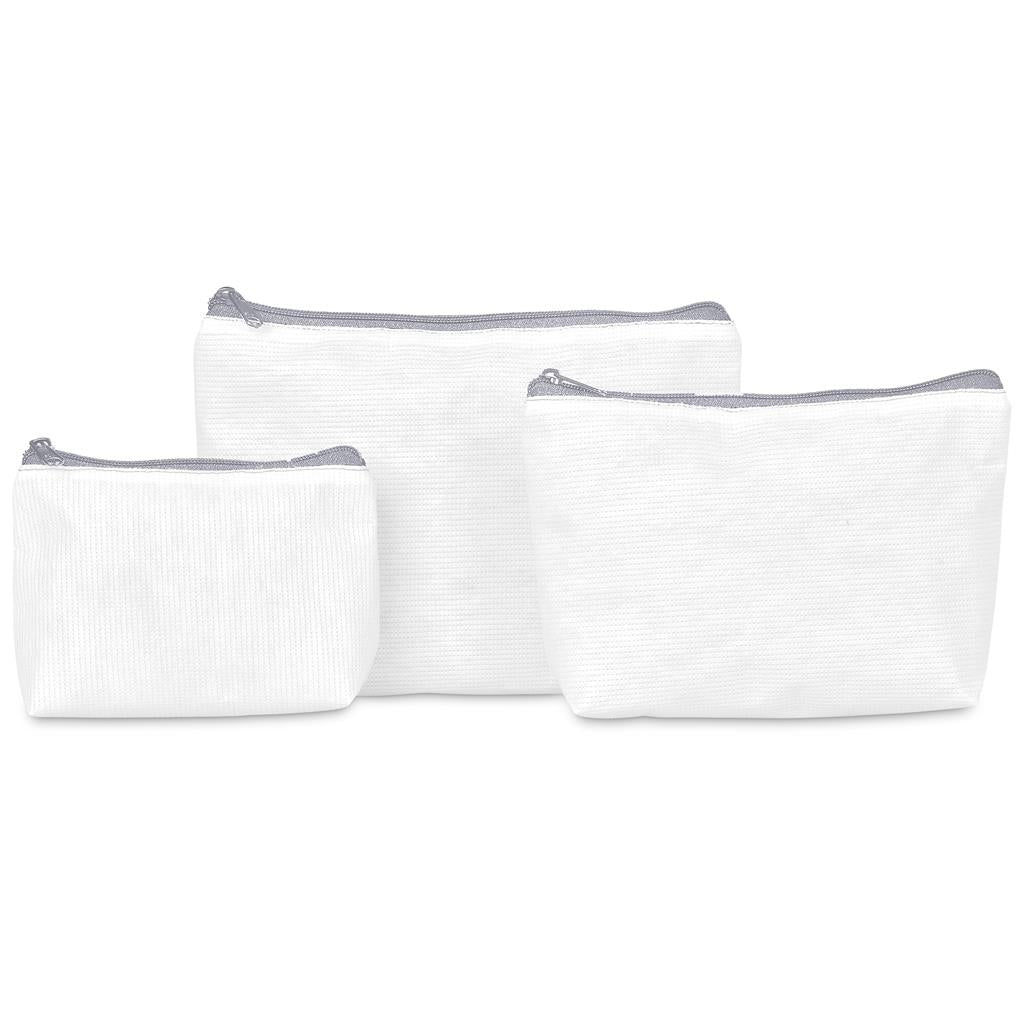 Pre-Production Sample Hoppla Leanne RPET Stitch-Bond Maxi Toiletry Bag