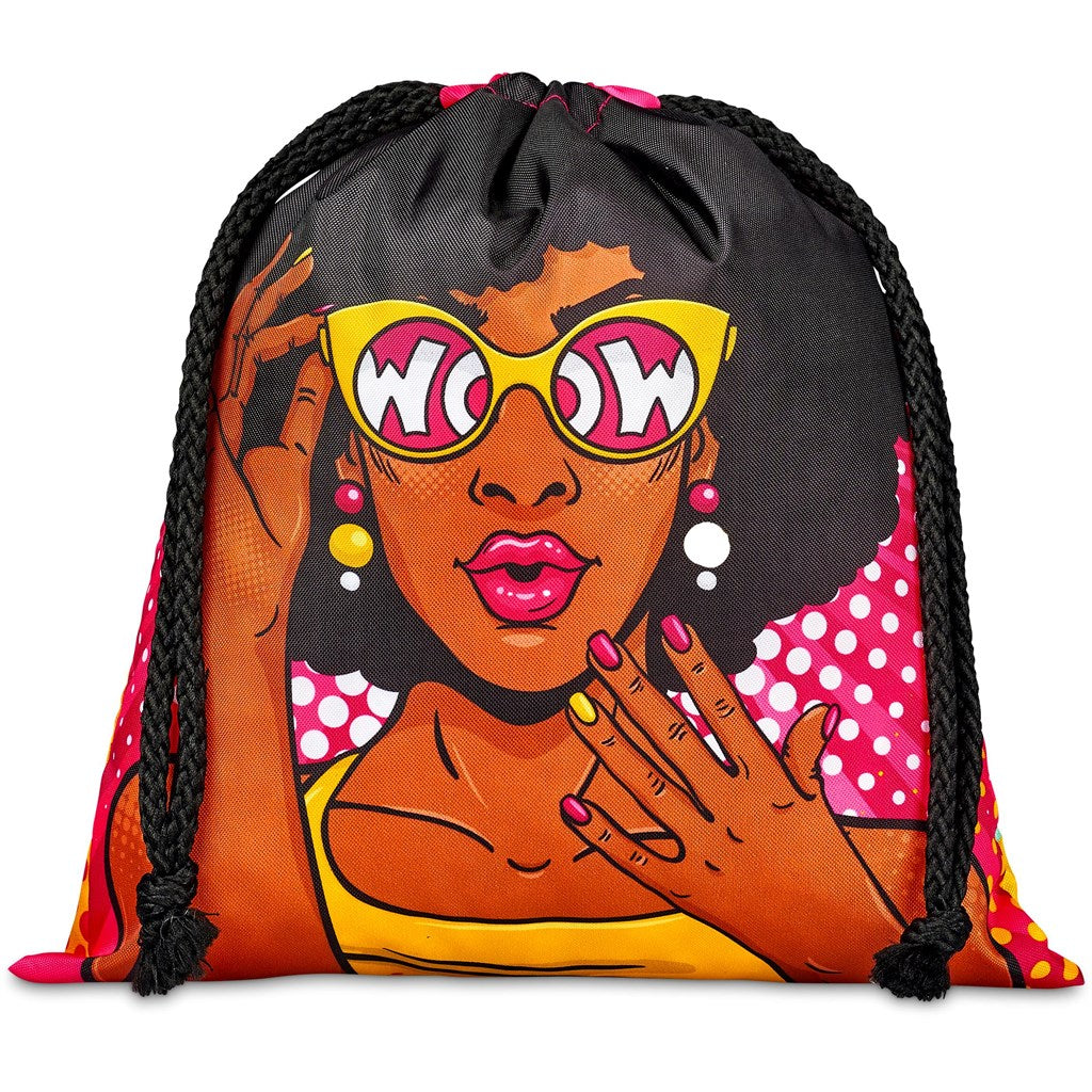 Pre-Production Sample Indian Midi Polyester Drawstring Pouch