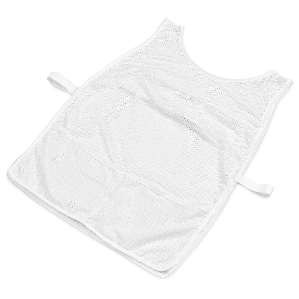 Pre-Production Sample Hoppla Jackal Polyester Caddy Bib with PVC Name Sleeve