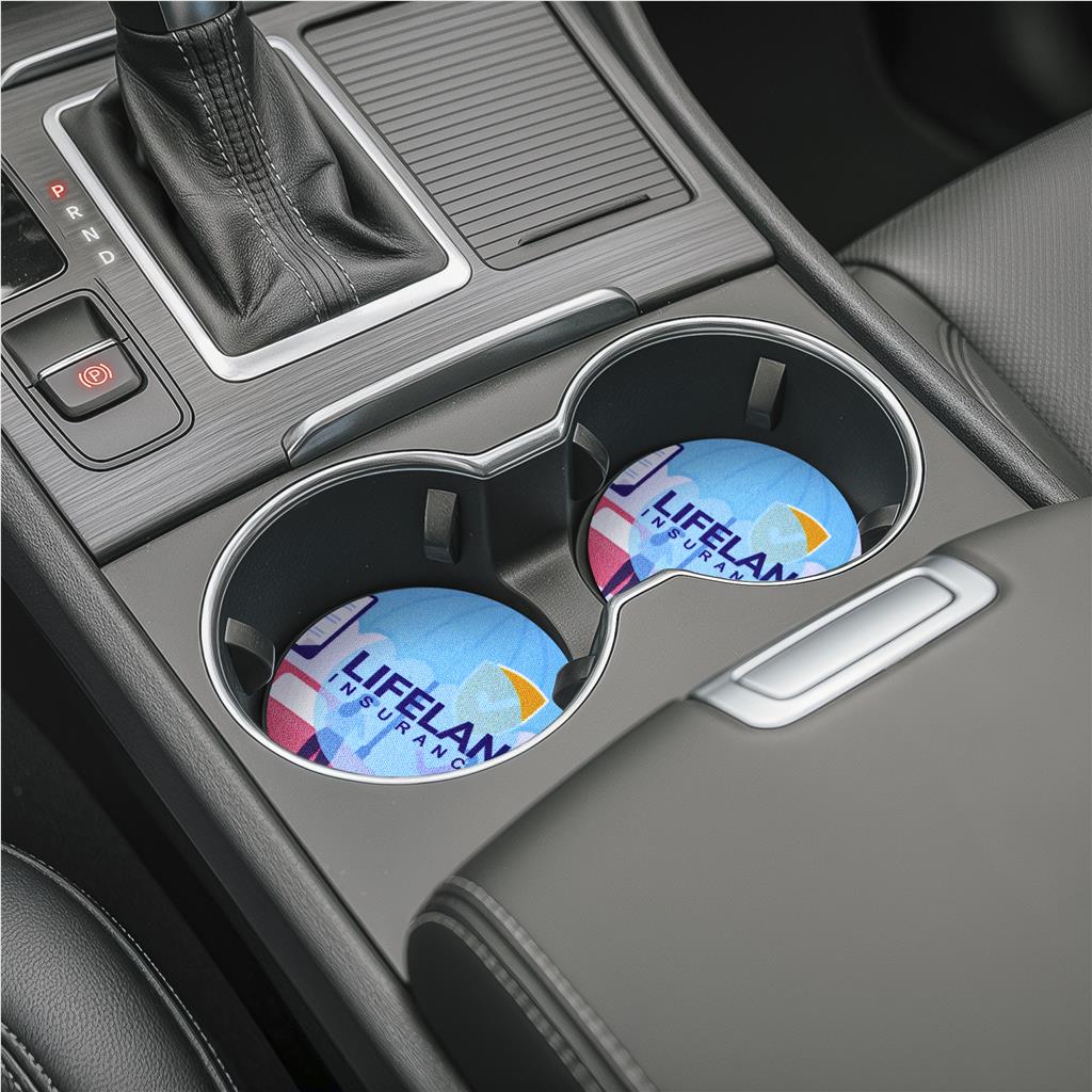 Pre-Production Sample Hoppla Cuppa Neoprene Car Cup Coaster