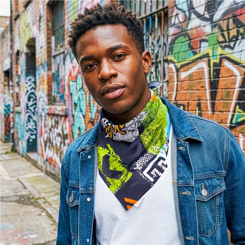 Pre-Production Sample Hoppla Nurva Polyester Bandana