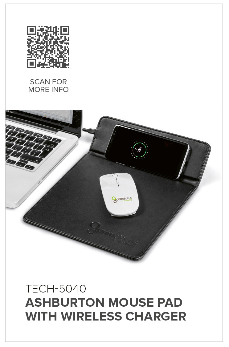 Ashburton Mouse Pad With Wireless Charger