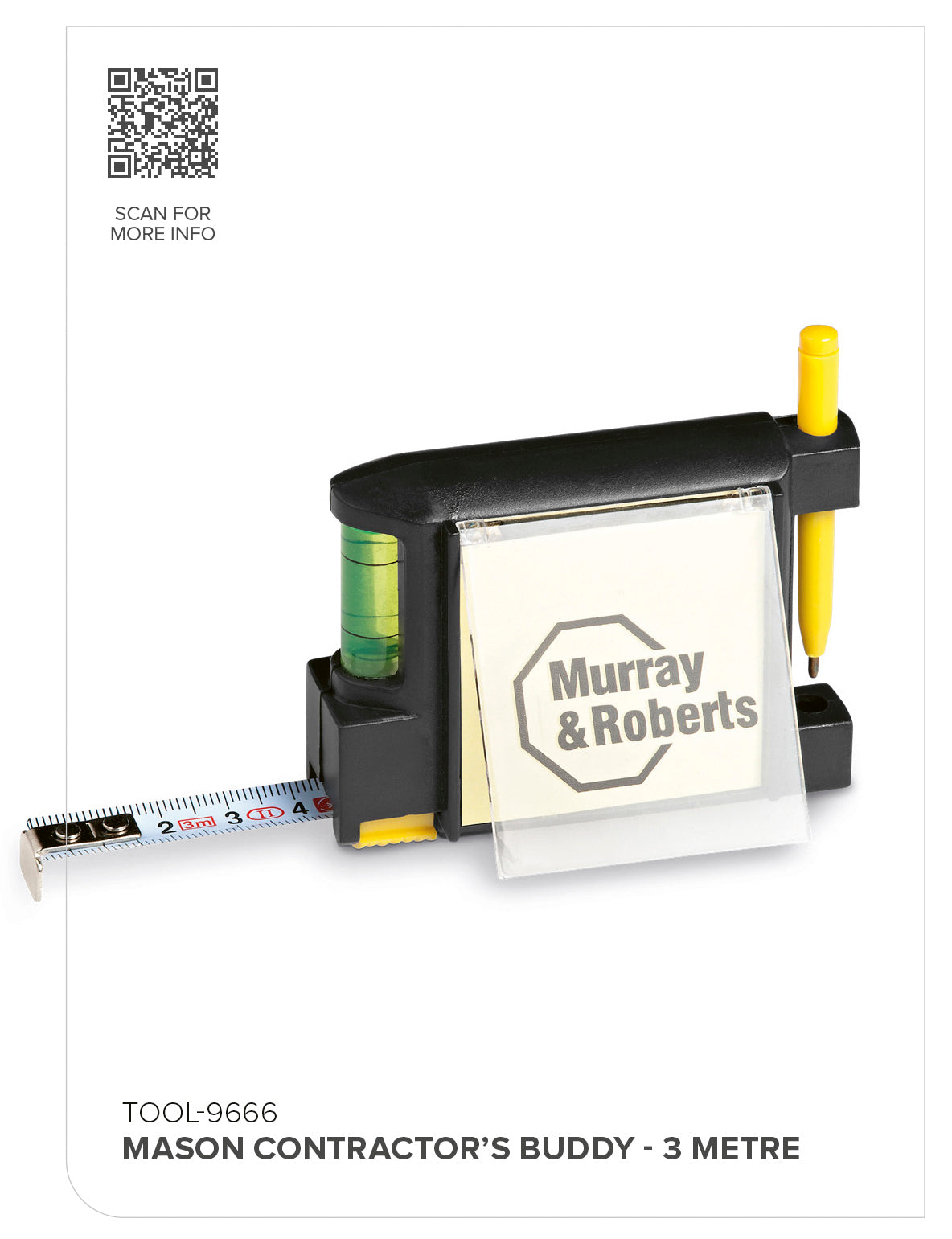 Mason Contractor's Buddy - 3m