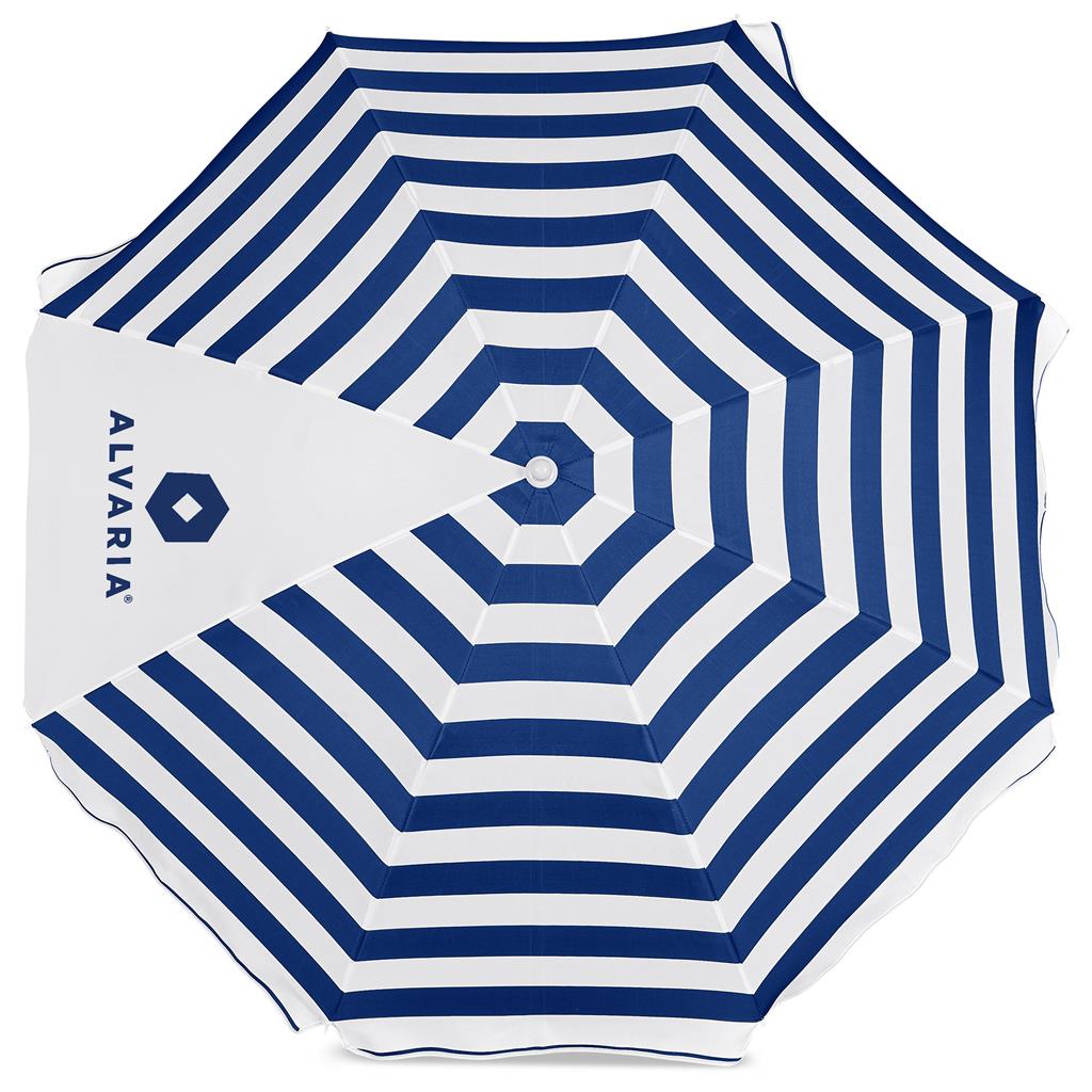 Serendipio Tanereef Stripe Beach Umbrella