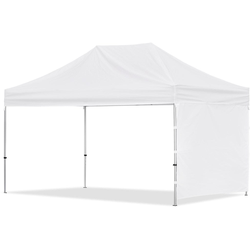 Coated Steel Sublimated Gazebo 4.5m x 3m - 1 Short Full-Wall Skin