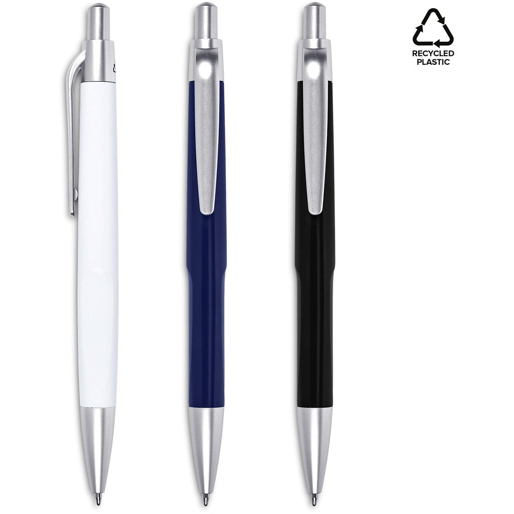 Altitude Regent Recycled Plastic Ball Pen - White